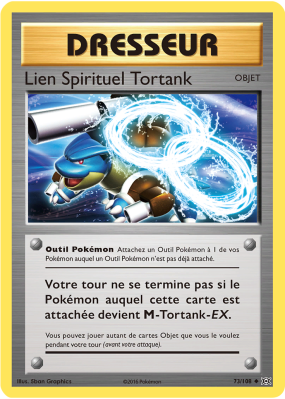 Carte Pokémon Lien Spirituel Tortank 73/108 Peu commune Évolutions