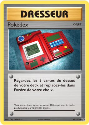 Carte Pokémon Pokédex 82/108 Peu commune Évolutions