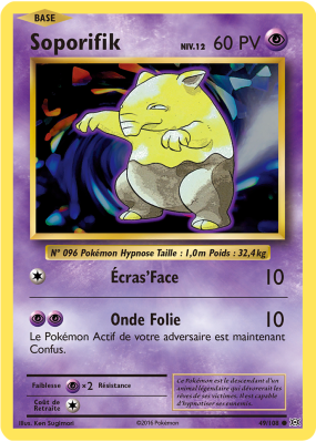 Carte Pokémon Soporifik 49/108 Commune Évolutions