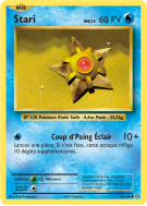 Carte Pokémon Stari 30/108 Commune Évolutions