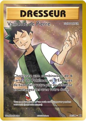 Carte Pokémon Vaillance de Pierre 107/108 Ultra Rare Évolutions