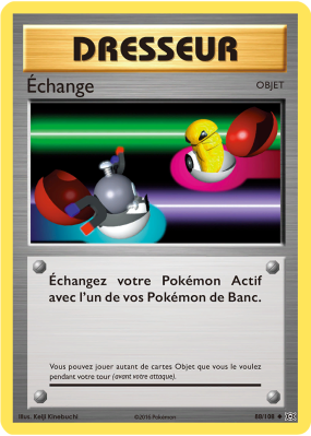 Carte Pokémon Échange 88/108 Peu commune Évolutions