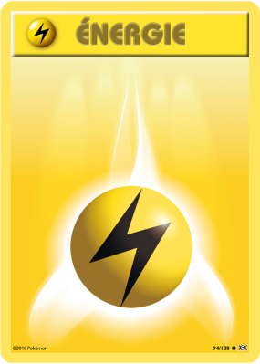 Carte Pokémon Énergie Électrique 94/108 Commune Évolutions