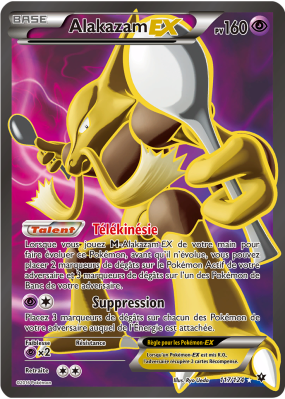 Carte Pokémon Alakazam-EX 117/124 Ultra Rare Impact des Destins