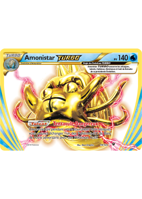 Carte Pokémon Amonistar TURBO 19/124 Turbo Impact des Destins