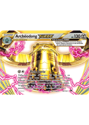 Carte Pokémon Archéodong TURBO 62/124 Turbo Impact des Destins