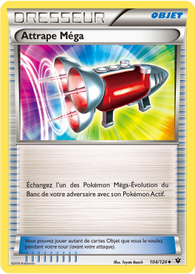 Carte Pokémon Attrape Méga 104/124 Peu commune Impact des Destins