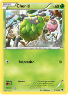 Carte Pokémon Cheniti 2/124 Commune Impact des Destins