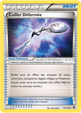 Carte Pokémon Cuiller Déformée 93/124 Peu commune Impact des Destins