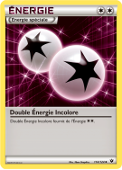 Carte Pokémon Double Énergie Incolore 114/124 Peu commune Impact des Destins