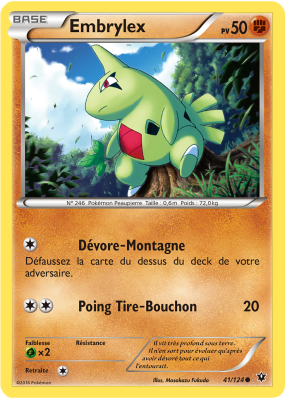 Carte Pokémon Embrylex 41/124 Commune Impact des Destins