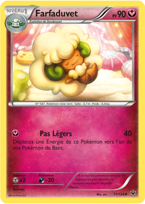 Carte Pokémon Farfaduvet 71/124 Peu commune Impact des Destins