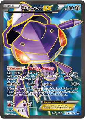Carte Pokémon Genesect-EX 120/124 Ultra Rare Impact des Destins