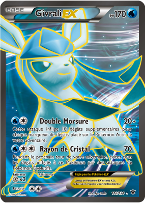 Carte Pokémon Givrali-EX 116/124 Ultra Rare Impact des Destins