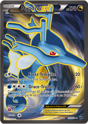 Carte Pokémon Hyporoi-EX 122/124 Ultra Rare Impact des Destins