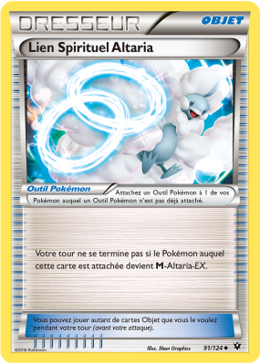 Carte Pokémon Lien Spirituel Altaria 91/124 Peu commune Impact des Destins