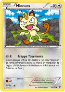 Carte Pokémon Miaouss 74/124 Commune Impact des Destins