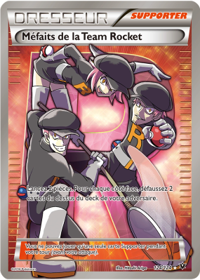 Carte Pokémon Méfaits de la Team Rocket 124/124 Peu commune Impact des Destins