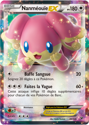 Carte Pokémon Nanméouïe-EX 84/124 Ultra Rare Impact des Destins