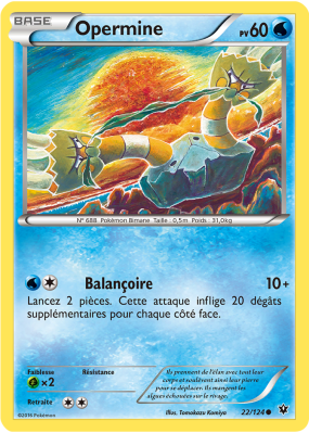 Carte Pokémon Opermine 22/124 Commune Impact des Destins