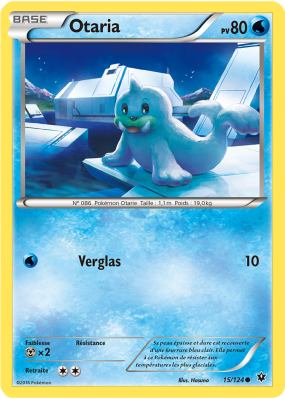 Carte Pokémon Otaria 15/124 Commune Impact des Destins