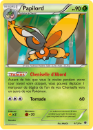 Carte Pokémon Papilord 4/124 Rare Impact des Destins