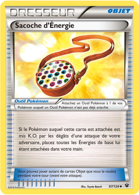 Carte Pokémon Sacoche d'Énergie 97/124 Peu commune Impact des Destins