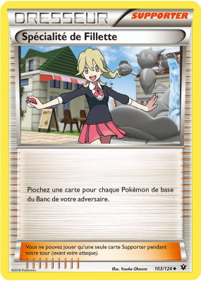 Carte Pokémon Spécialité de Fillette 103/124 Peu commune Impact des Destins