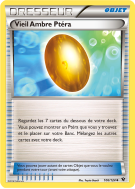 Carte Pokémon Vieil Ambre Ptéra 106/124 Peu commune Impact des Destins