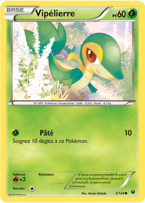Carte Pokémon Vipélierre 5/124 Commune Impact des Destins