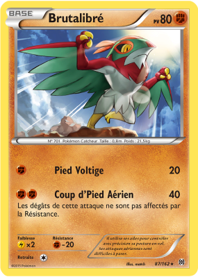 Carte Pokémon Brutalibré 87/162 Rare Impulsion TURBO
