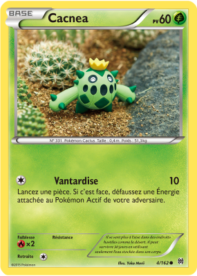 Carte Pokémon Cacnea 4/162 Commune Impulsion TURBO