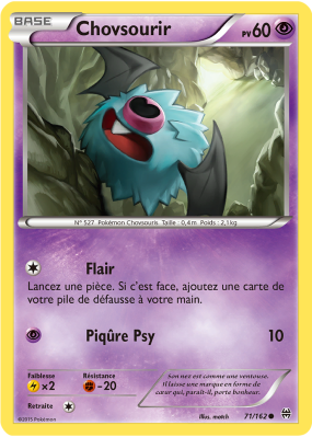Carte Pokémon Chovsourir 71/162 Commune Impulsion TURBO