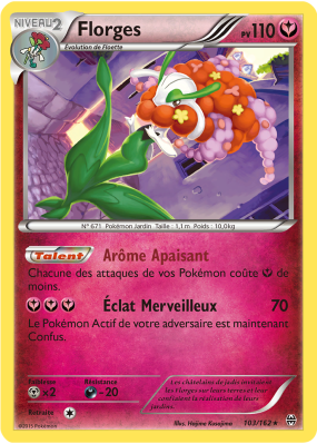 Carte Pokémon Florges 103/162 Rare Impulsion TURBO