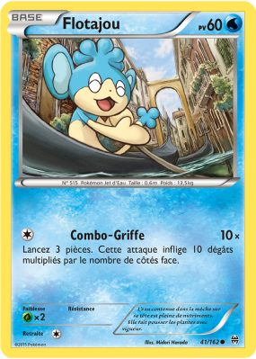 Carte Pokémon Flotajou 41/162 Commune Impulsion TURBO
