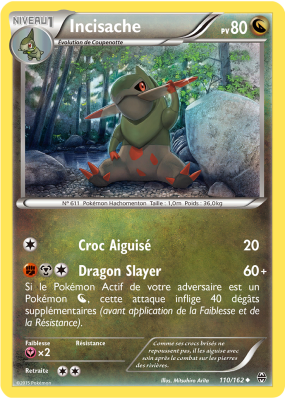 Carte Pokémon Incisache 110/162 Peu commune Impulsion TURBO