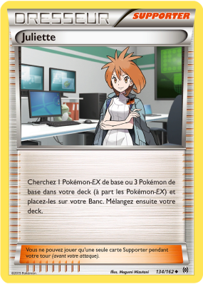 Carte Pokémon Juliette 134/162 Peu commune Impulsion TURBO
