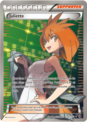 Carte Pokémon Juliette 161/162 Ultra Rare Impulsion TURBO