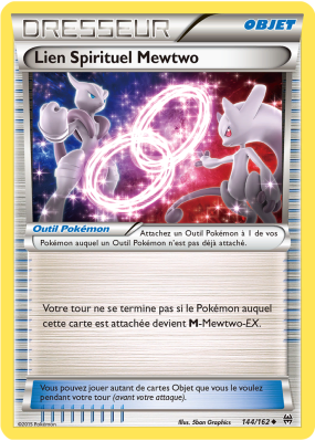 Carte Pokémon Lien Spirituel Mewtwo 144/162 Peu commune Impulsion TURBO