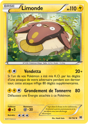 Carte Pokémon Limonde 56/162 Peu commune Impulsion TURBO
