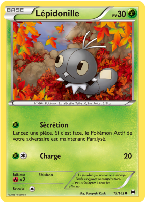 Carte Pokémon Lépidonille 13/162 Commune Impulsion TURBO