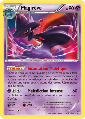 Carte Pokémon Magirêve 66/162 Holographique Impulsion TURBO