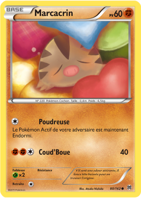 Carte Pokémon Marcacrin 80/162 Commune Impulsion TURBO