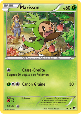 Carte Pokémon Marisson 7/162 Commune Impulsion TURBO