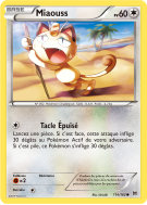 Carte Pokémon Miaouss 114/162 Commune Impulsion TURBO