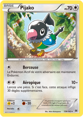 Carte Pokémon Pijako 128/162 Rare Impulsion TURBO