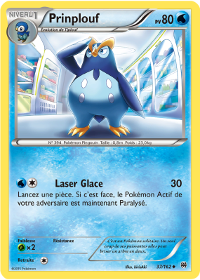 Carte Pokémon Prinplouf 37/162 Peu commune Impulsion TURBO