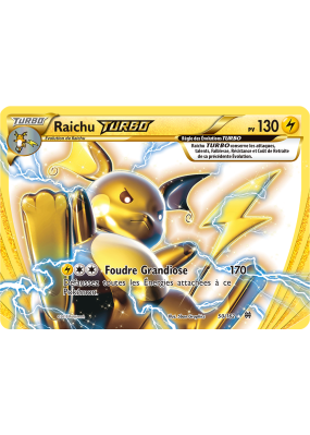 Carte Pokémon Raichu TURBO 50/162 Turbo Impulsion TURBO