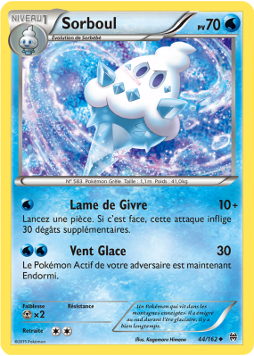 Carte Pokémon Sorboul 44/162 Peu commune Impulsion TURBO
