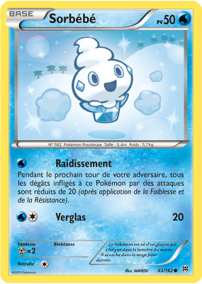 Carte Pokémon Sorbébé 43/162 Commune Impulsion TURBO